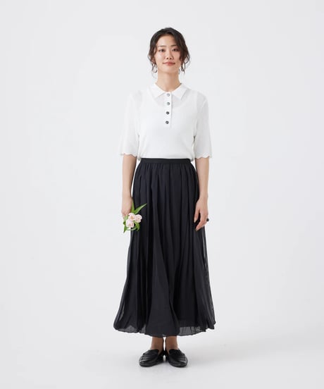 【torrazzo donna（トラッゾドンナ）】ポロサマーニットトップス