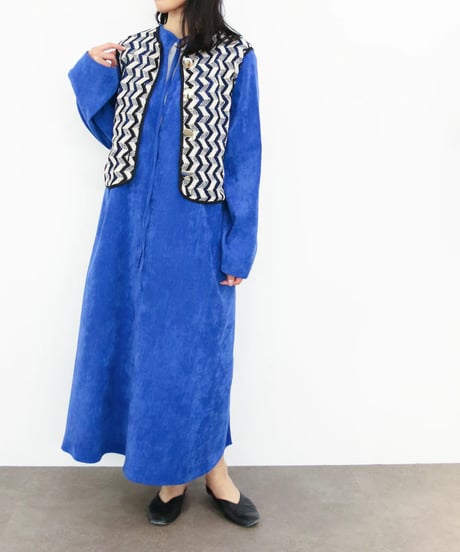 【torrazzo donna（トラッゾドンナ）】ジェオメトリックレースベスト
