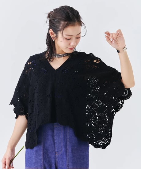 【torrazzo donna（トラッゾドンナ）】クロシェトップス