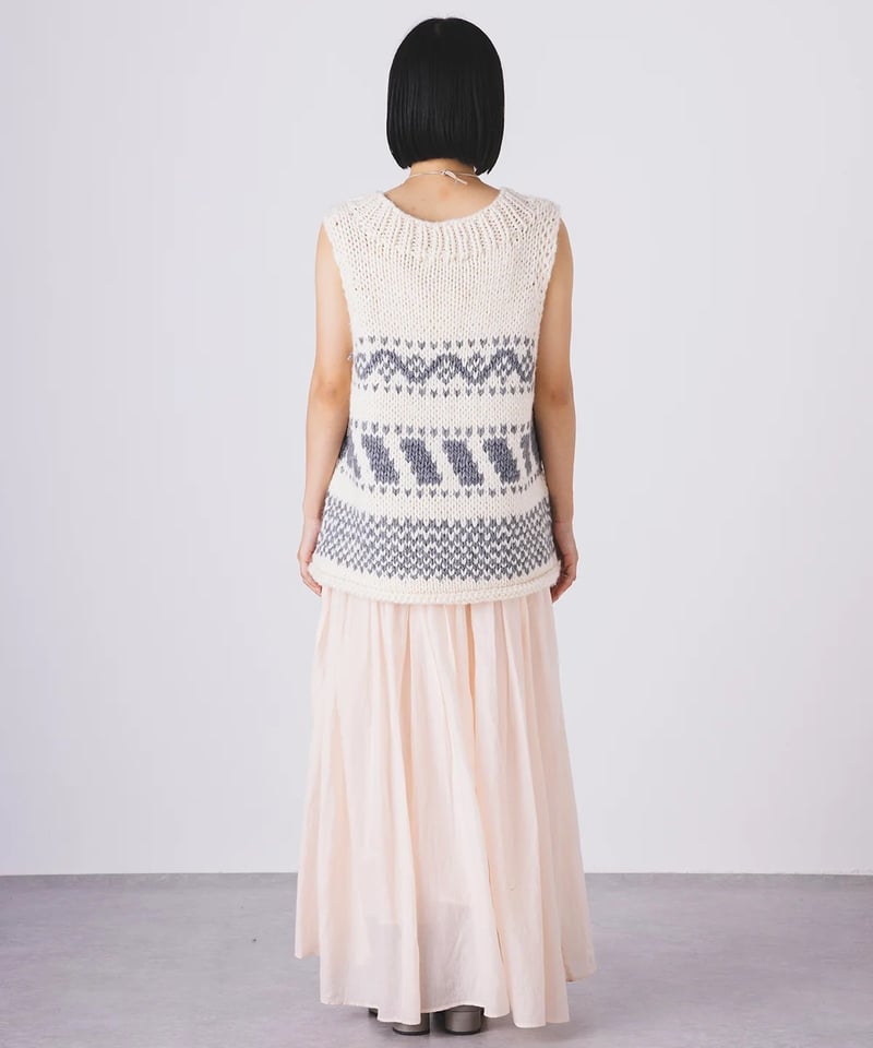 torrazzo donna（トラッゾドンナ）】ハンドメイドカウチンニットベスト