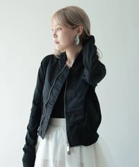 【HERENCIA（ヘレンチア）】ニットドッキング ブルゾン