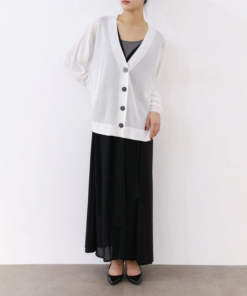 torrazzo donna(トラッゾドンナ)】シースルーラメカーディガン torrazzo donna(トラッゾドンナ)】シースルーラメカーディガン