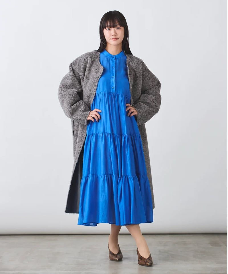 torazzo donna トラッツォドンナ ワンピース シアー torrazzo donna（トラッゾドンナ）】シアーギャザーワンピース | nulla