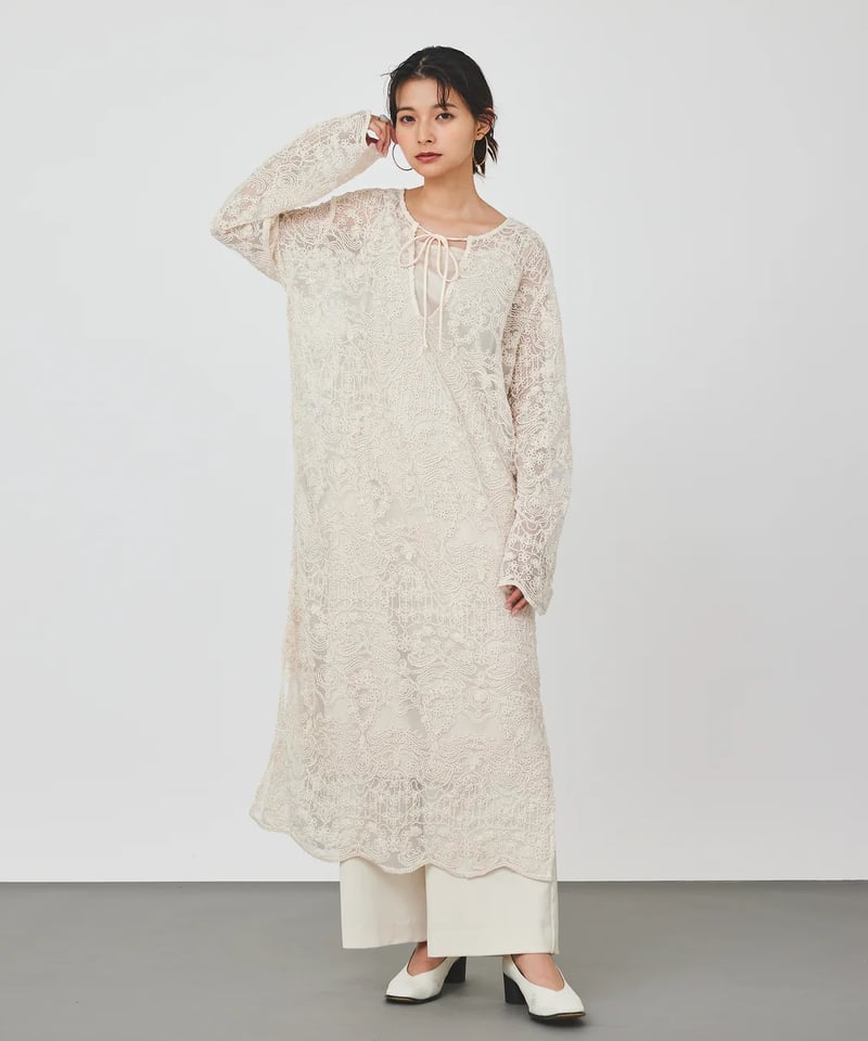 ヌメロヴェントゥーヌ　　ホワイト　レース　ワンピース 楽天市場】N°21 ヌメロヴェントゥーノ ワンピース H061 5080