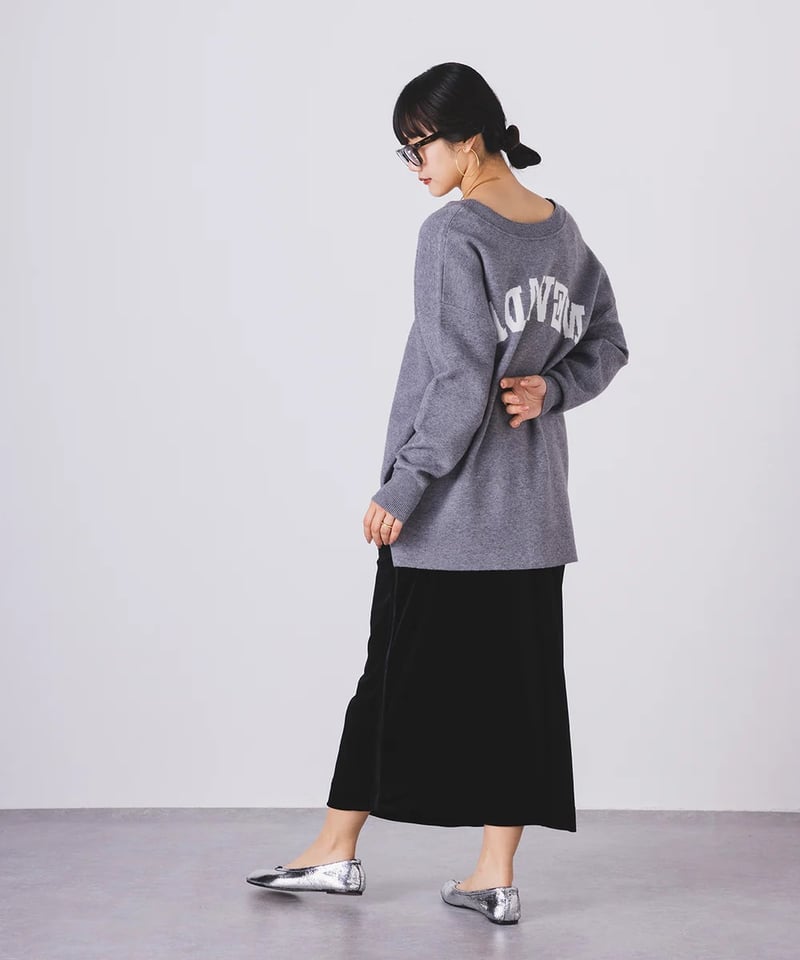 新品未使用　☆トラッツォドンナ☆　2wayカーディガン　イシカワラボ torrazzo donna（トラッゾドンナ）】2WAY ロゴニット