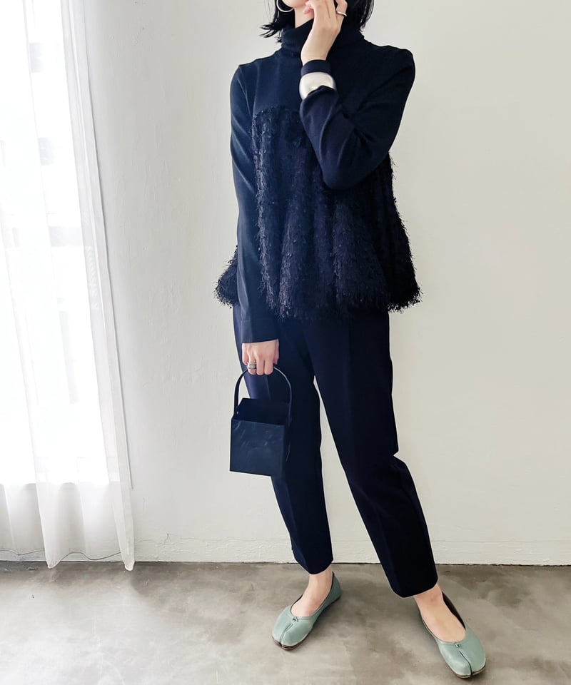 新品タグ付✨トラッツォドンナ ふわふわシャギーニットプルオーバー TORRAZZO DONNA】シャギーニットトップス（ニット/セーター