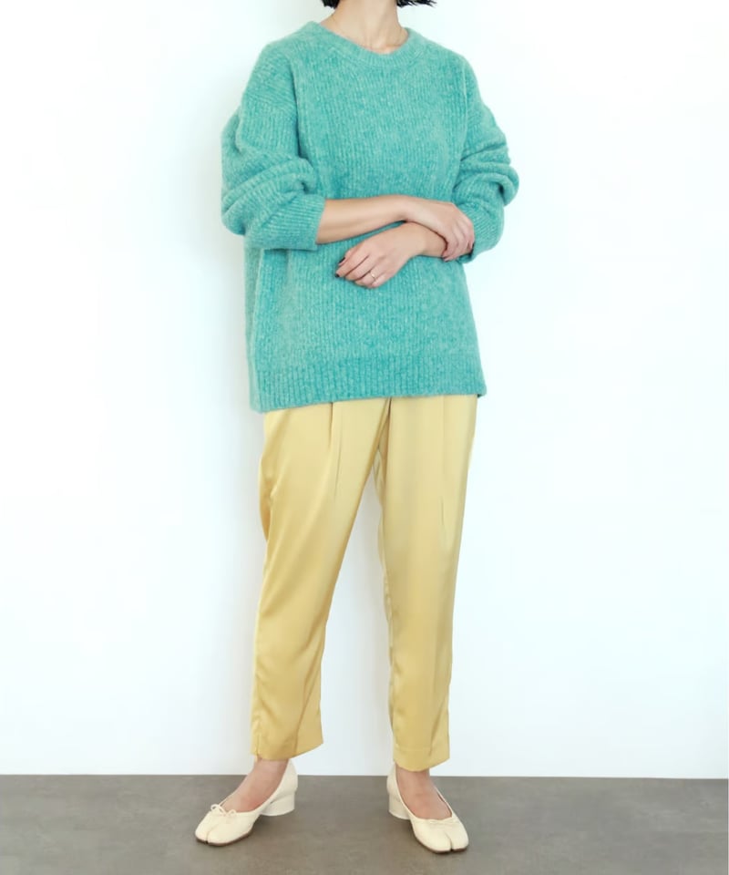 torrazzo donna （トラッゾドンナ）】オーバーサイズカラーニット 