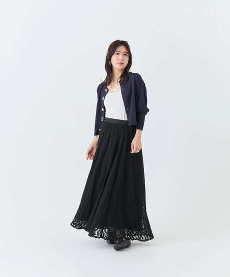 【torrazzo donna（トラッゾドンナ）】ビジューカーディガン