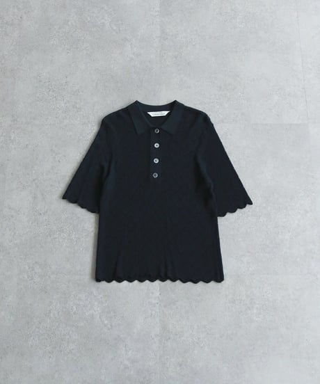 【torrazzo donna（トラッゾドンナ）】ポロサマーニットトップス