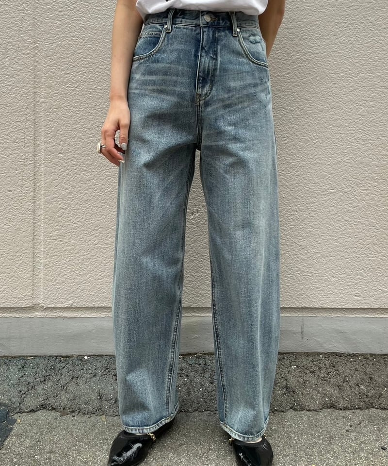 cafune（カフネ）】ソフトコクーンデニムパンツ | nulla online