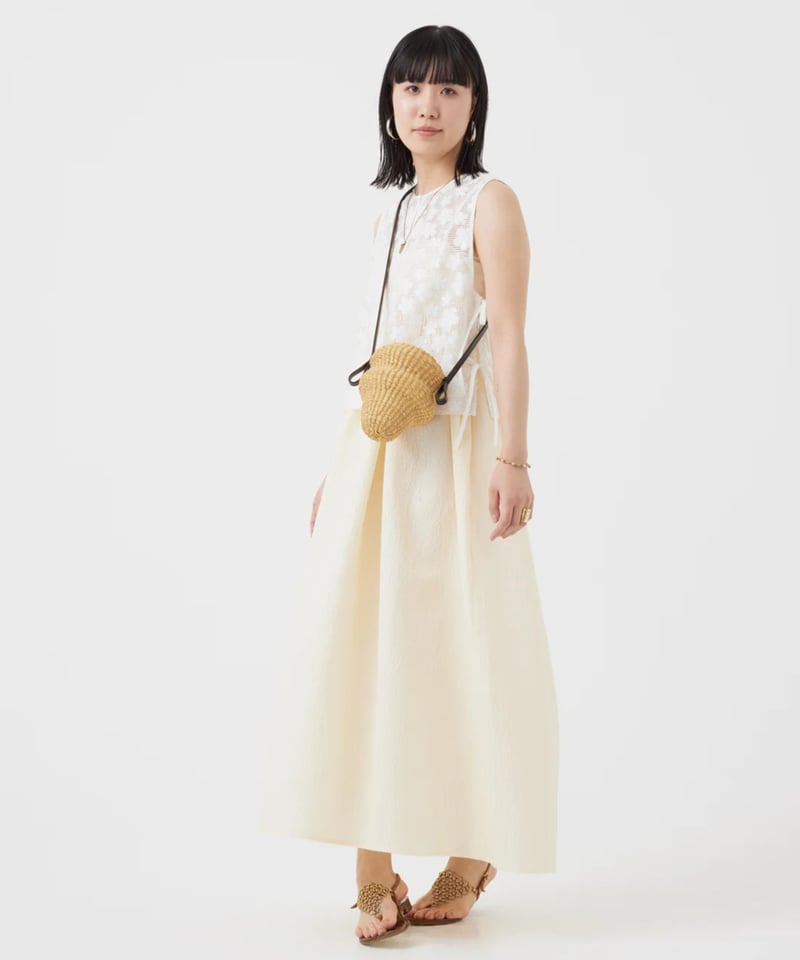 torrazzo donna（トラッゾドンナ）】スパングルサイドリボンベスト