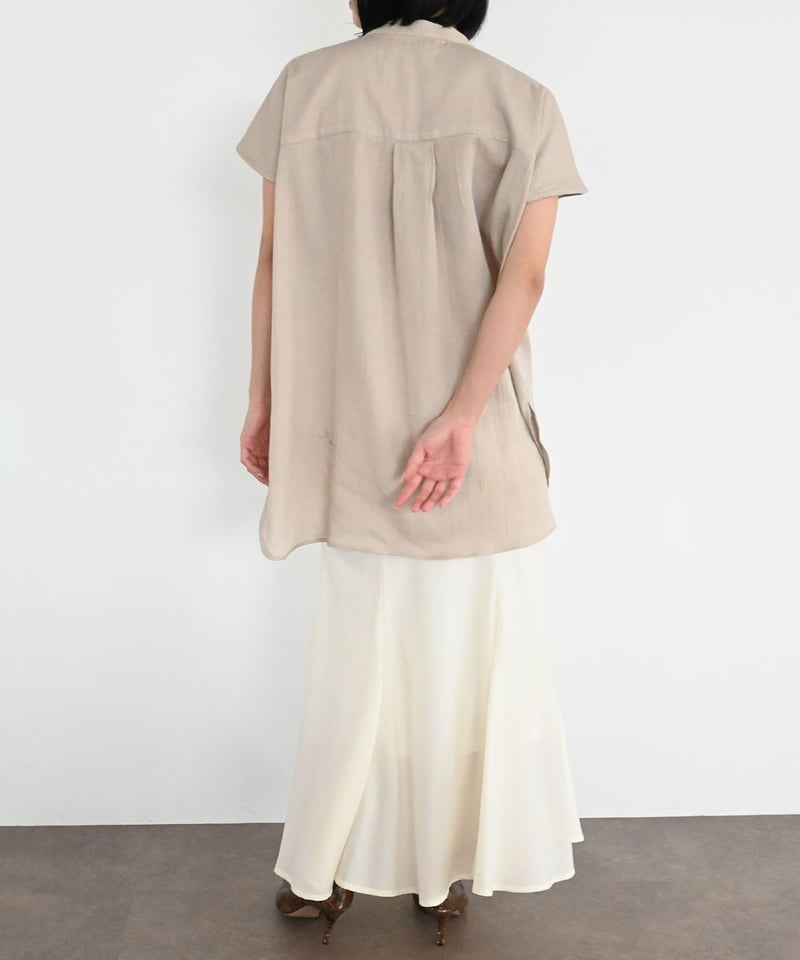 torrazzo donna(トラッゾドンナ)】フレンチスリーブチュニック torrazzo donna(トラッゾドンナ)】フレンチスリーブチュニック