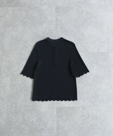 【torrazzo donna（トラッゾドンナ）】ポロサマーニットトップス