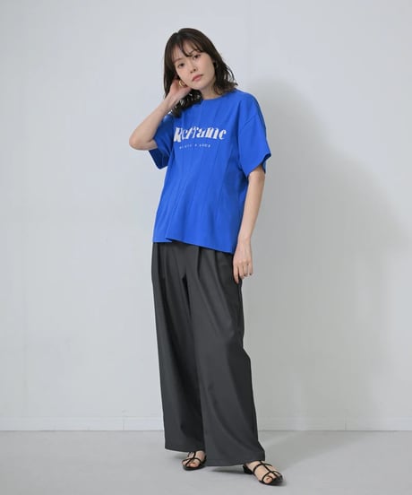 【HERENCIA（ヘレンチア）】Reframeロゴ タックTシャツ