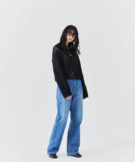 【torrazzo donna（トラッゾドンナ）】インドクロシェットカーディガン