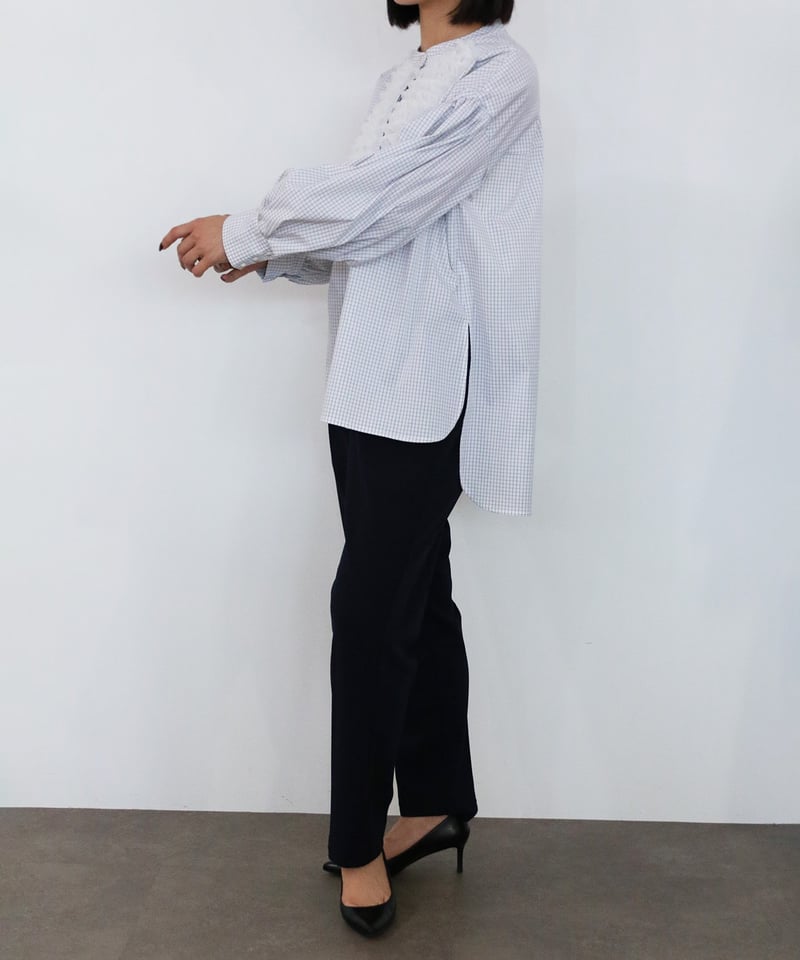 torrazzo donna（トラッゾドンナ）】チュールフリルブラウス | nulla on