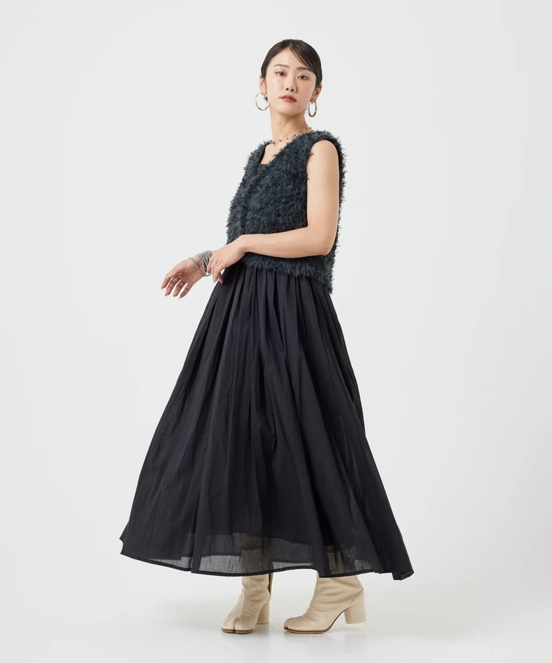 torrazzo donna（トラッゾドンナ）】ファンシーヤーンニットビスチェ