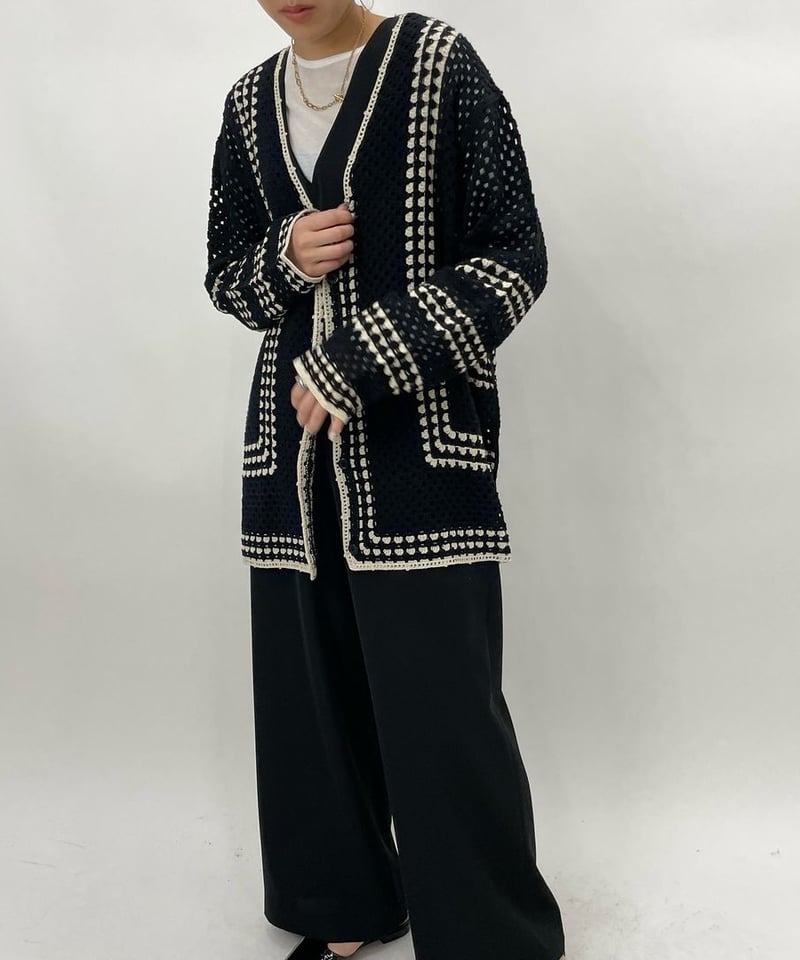 cafune  クロシェニットカーディガン cafune（カフネ）】クロシェニットカーディガン | nulla online