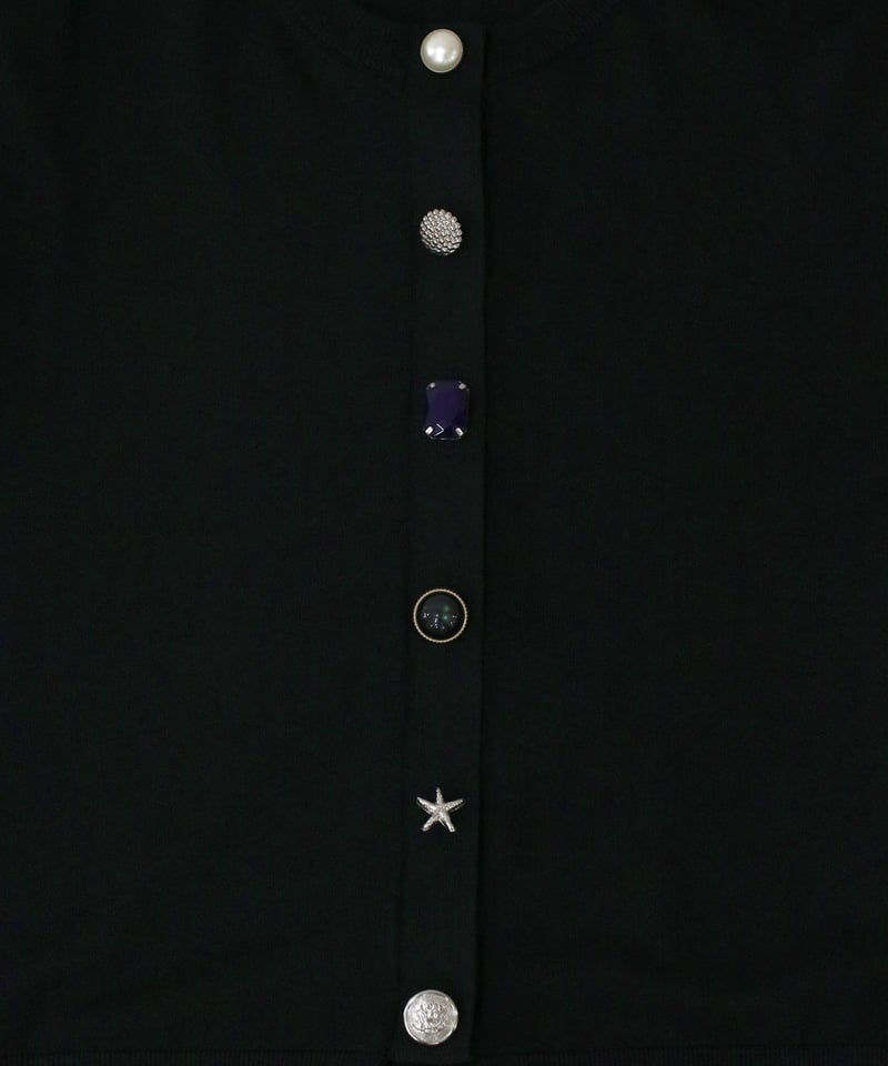 新品☆TORRAZZO DONNAビジュー　クリスタル　ボタン　カーディガン Torrazzo Donna（トラッゾドンナ） カーディガン TORRAZZO DONNA