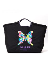 【Ball＆Chain （ボールアンドチェーン）】FLOWER BUTTERFLY（フラワー バタフライ）　L-size（ブラック）