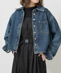 【新品・未使用】Herencia デニムシャツブルゾン HERENCIA（ヘレンチア）】デニムシャツブルゾン | nulla online