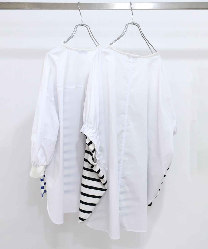 torrazzo donna （トラッゾドンナ）】ボーダー×シャツハイブリッド