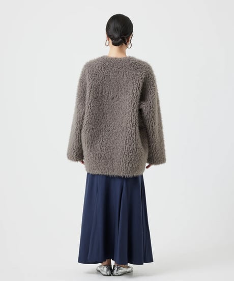 【torrazzo donna（トラッゾドンナ）】エコファーリバーシブルコート