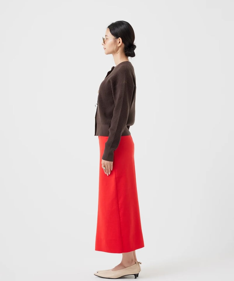 torrazzo donna（トラッゾドンナ）】ワッフル編みビジューカーディガン