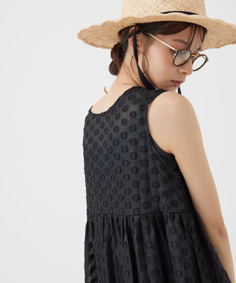 TORRAZZO DONNA トラッツォドンナ ドット ティアード ワンピース torrazzo donna（トラッゾドンナ）】ドットシアーティアード2WAY