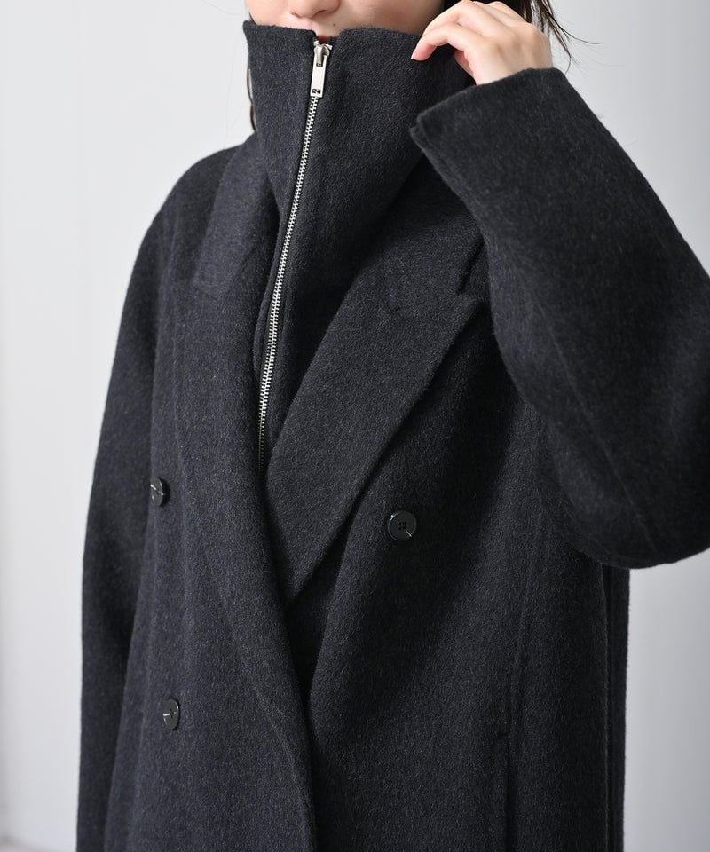 HERENCIA（ヘレンチア）】ダブルウール ロングコート | nulla online