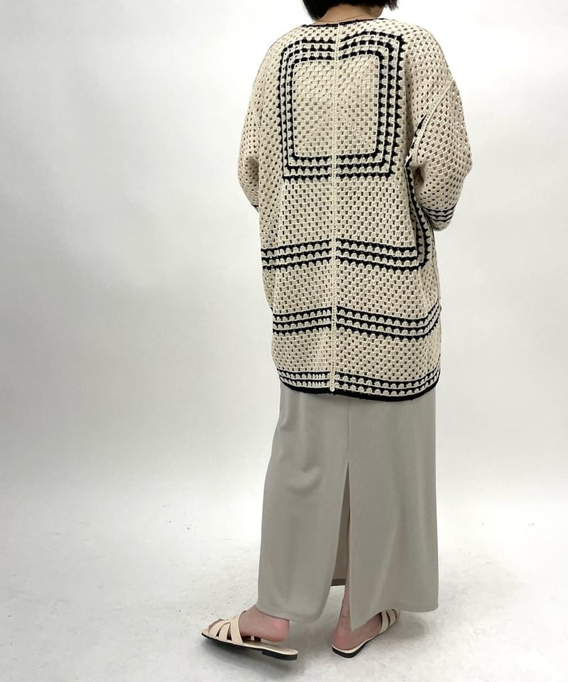 cafune（カフネ）】クロシェニットカーディガン | nulla online