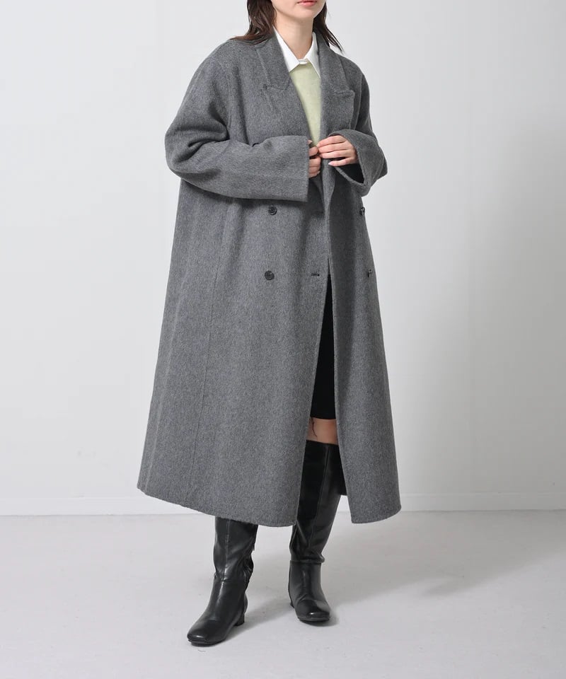 HERENCIA（ヘレンチア）】ダブルウール ロングコート | nulla online