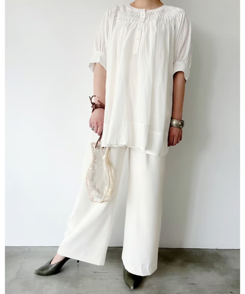 TORRAZZO DONNA チュニック torrazzo donna（トラッゾドンナ）】ニット×シャツ チュニック