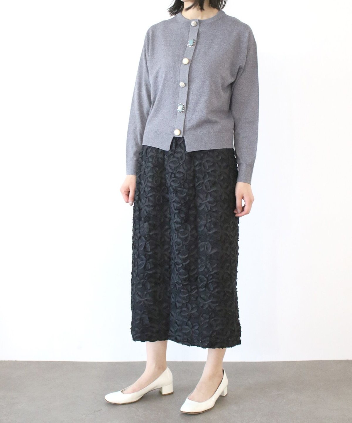 torrazzo donna (トラッゾドンナ)】リボン刺繍スカート | nulla online