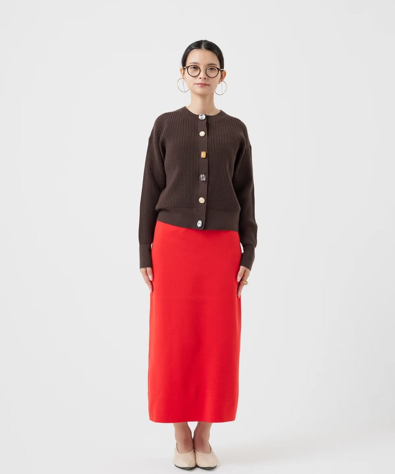 【新品・未使用】TORRAZZODONNAワッフル編みビジューカーディガン torrazzo donna（トラッゾドンナ）】ワッフル編みビジューカーディガン