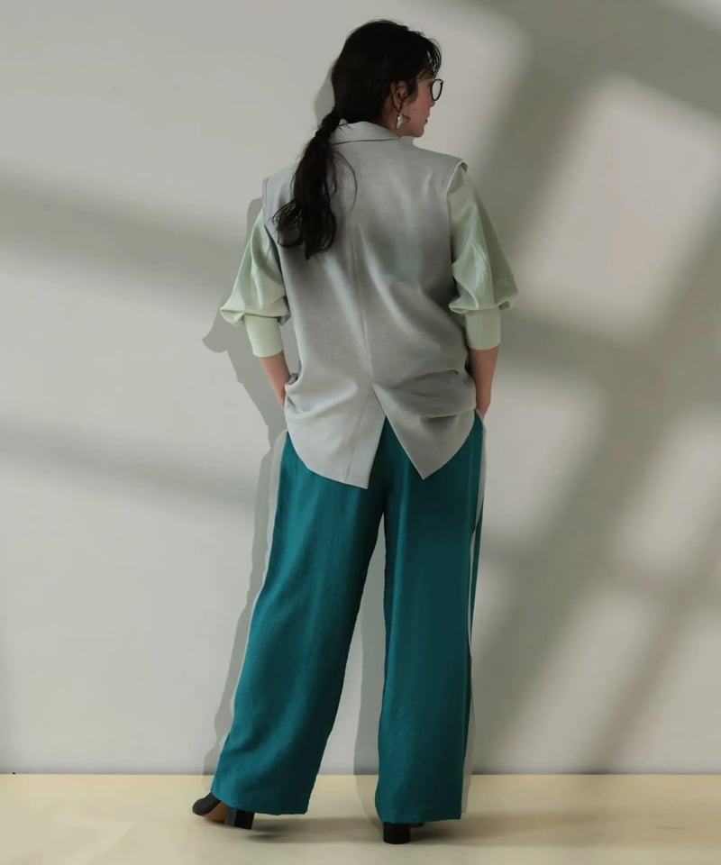 T208◆HERENCIA ヘレンチア ロング ジレ ロングベスト オフィカジ T208◇HERENCIA ヘレンチア ロング ジレ ロングベスト