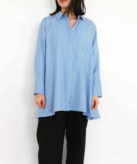 【torrazzo donna（トラッゾドンナ）】Aライン ストライプシャツ