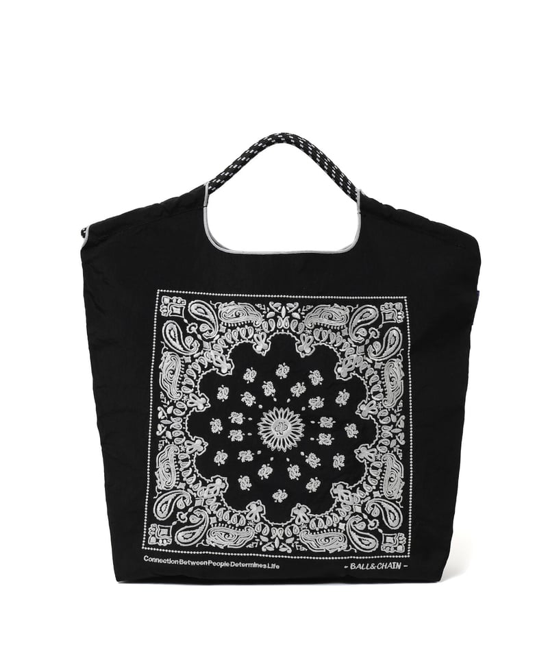 ボールアンドチェーン　スヌーピー　 バンダナ柄　Mサイズ　黒 新品・未使用・未開封】ボールアンドチェーン × スヌーピー バンダナ柄