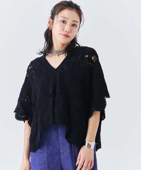 【torrazzo donna（トラッゾドンナ）】クロシェトップス
