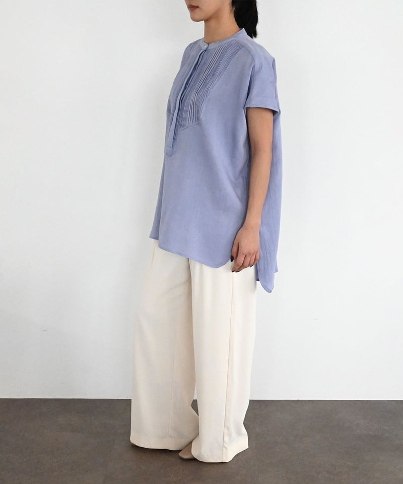 torrazzo donna（トラッゾドンナ）】フレンチスリーブチュニックシャツ 