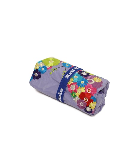 【Ball＆Chain （ボールアンドチェーン）】FLOWER BUTTERFLY（フラワー バタフライ）　L-size（ライトグレー）