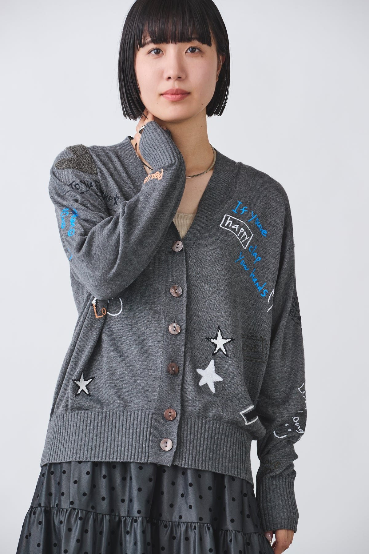 torrazzo donna(トラッゾドンナ)】ハッピーエンブロイダリー torrazzo donna(トラッゾドンナ)】ハッピーエンブロイダリー