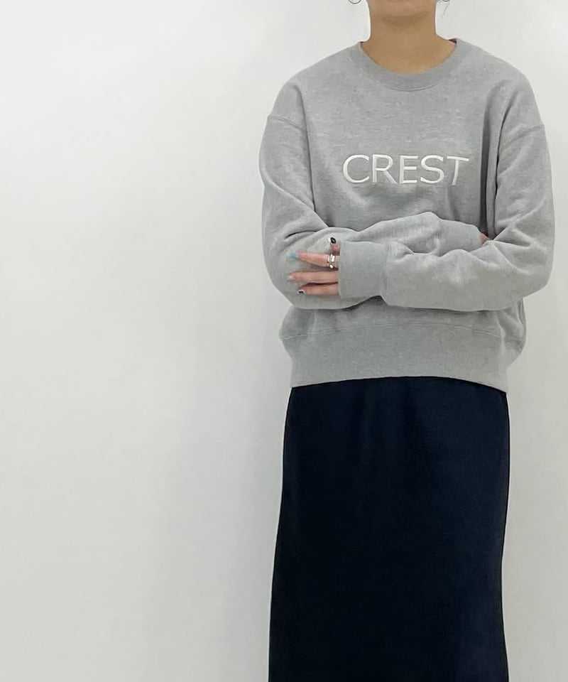 cafune（カフネ）】ロゴ刺繍スウェットプルオーバー | nulla online