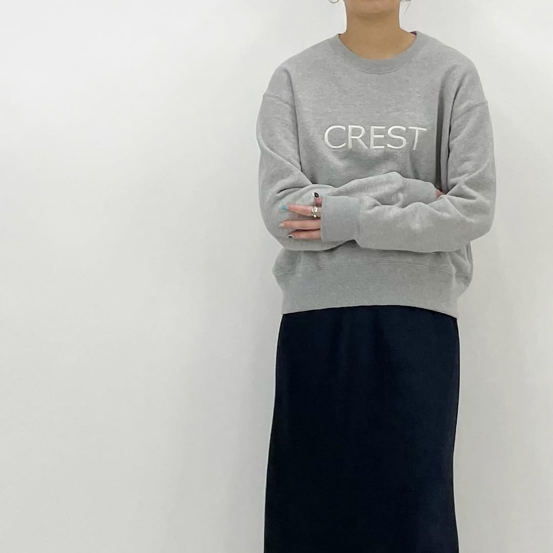 cafune（カフネ）】ロゴ刺繍スウェットプルオーバー | nulla online