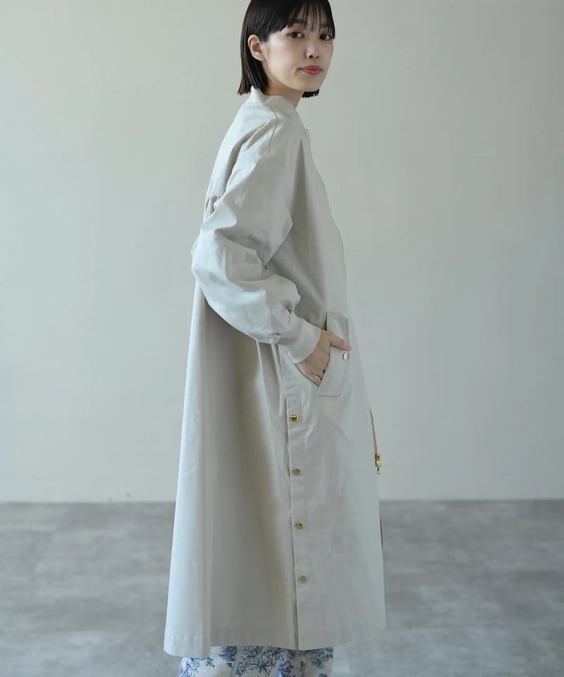 HERENCIA（ヘレンチア）】リブ ロングコート | nulla online