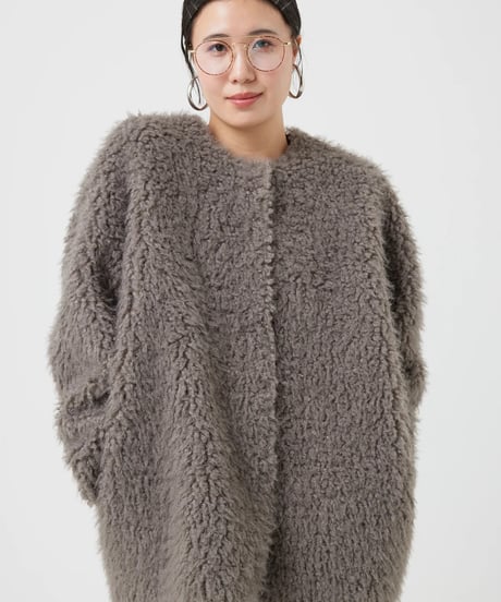 【torrazzo donna（トラッゾドンナ）】エコファーリバーシブルコート