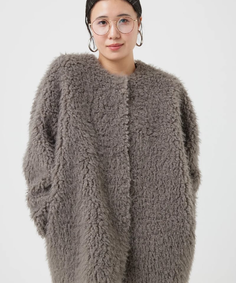 torrazzo donna（トラッゾドンナ）】エコファーリバーシブルコート