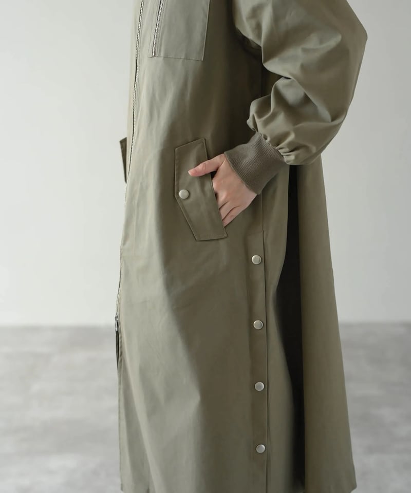 HERENCIA（ヘレンチア）】リブ ロングコート | nulla online