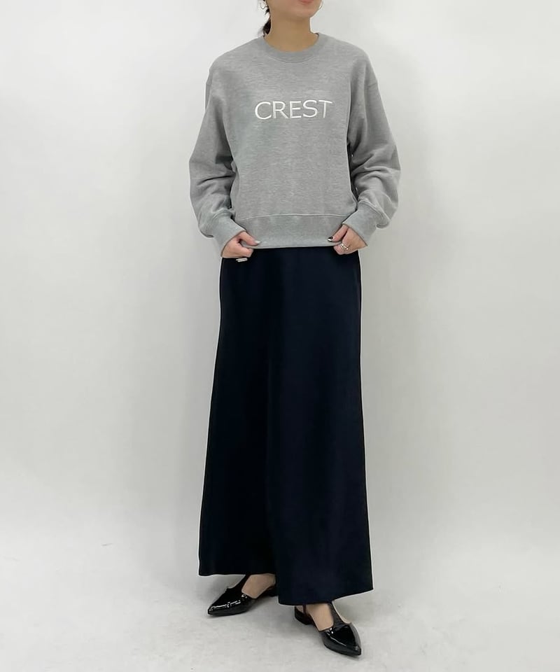 cafune（カフネ）】ロゴ刺繍スウェットプルオーバー | nulla online