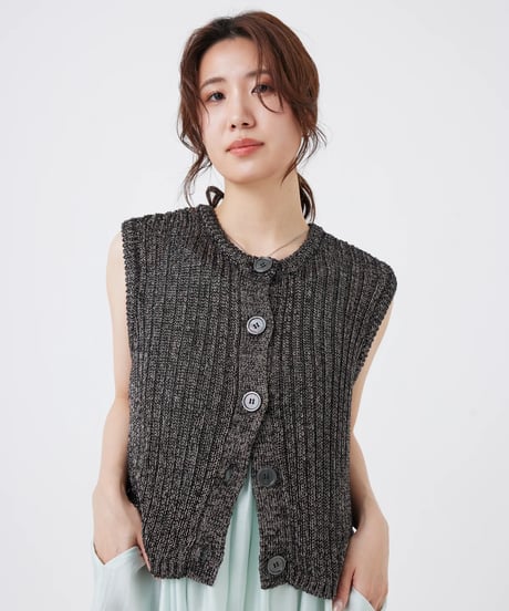 TORRAZZO DONNA グレー ニットベスト CATEGORY torrazzo donna （トラッゾドンナ） | nulla online